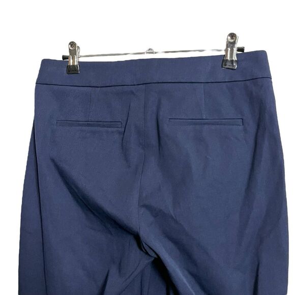 J.Crew NWT Hayden Kickout Pants Women’s 4 Navy Bi-Stretch Crop Tailored Work - Picture 8 of 14